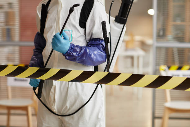 Professional Biohazard Cleanup technician working in Dunkirk, NY